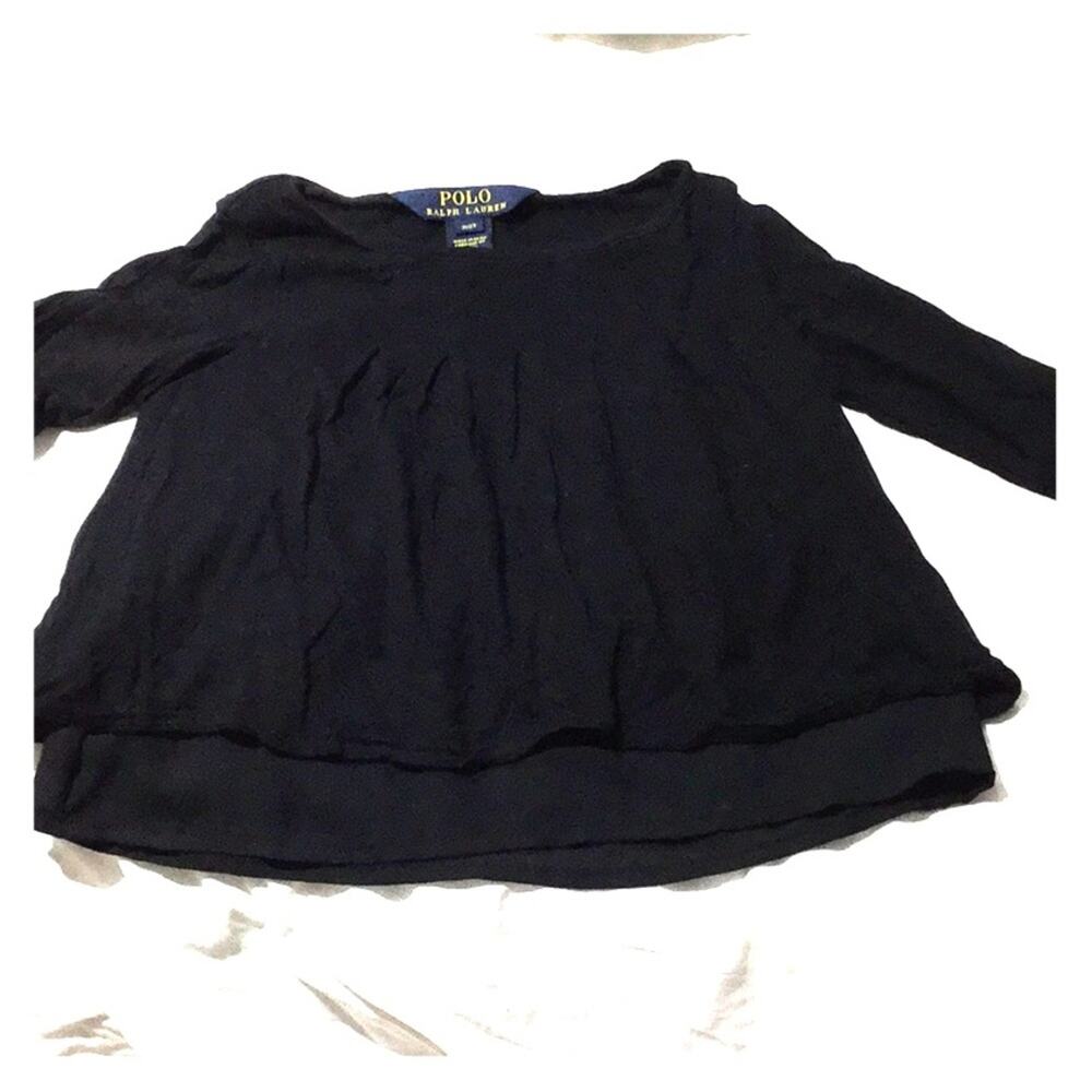 Ralph Lauren 2T black swing top worm once